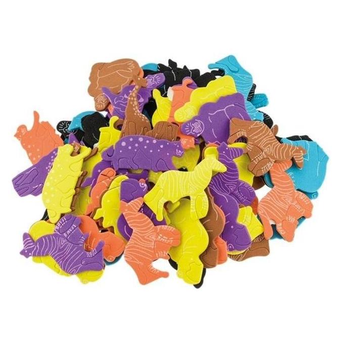 Brewis Wildtiere Schaumstoffaufkleber 98 Stk (98 Sticker) (47603634)