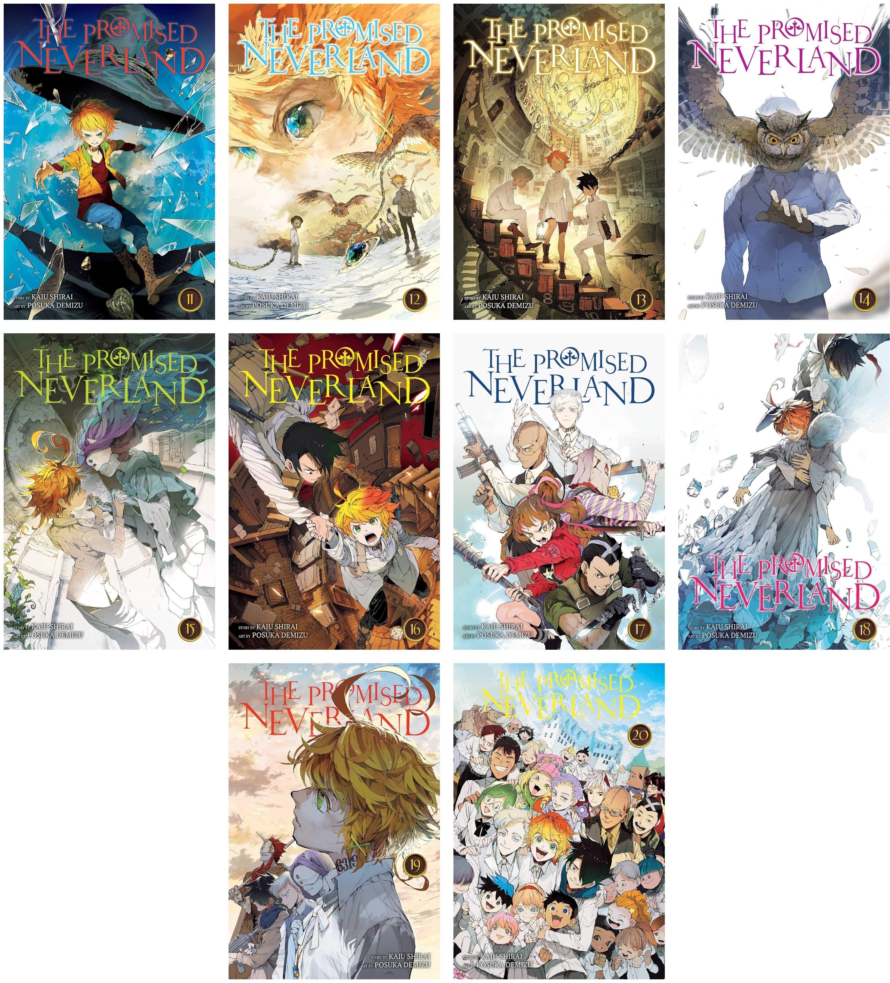 Viz Media The Promised Neverland Volume 11-20 Collection 10 Books Set - Children Comic Books Anime Books