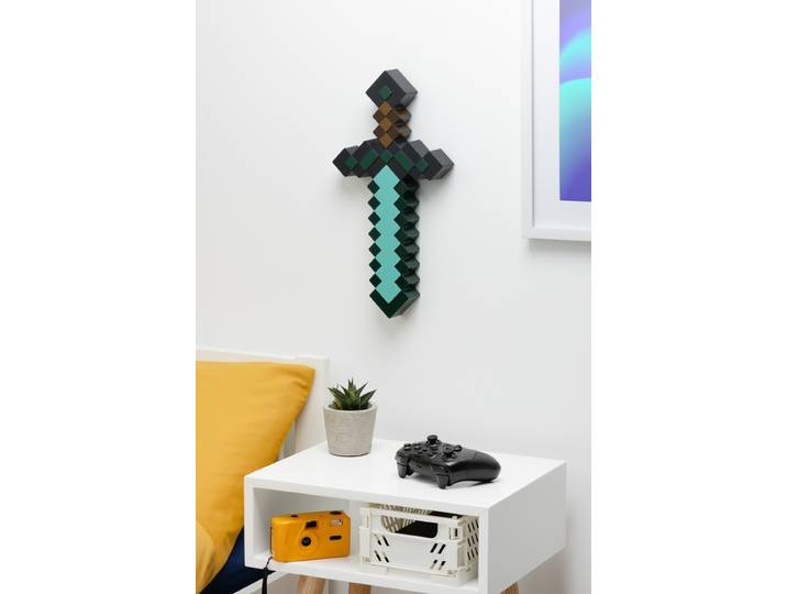 Minecraft Diamond Sword Lampe - 42 cm