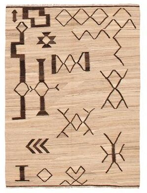 Ecarpetgallery "Sivas Khaki Kilim 5'1"" x 6'9"" - 5'1 x 6'9"