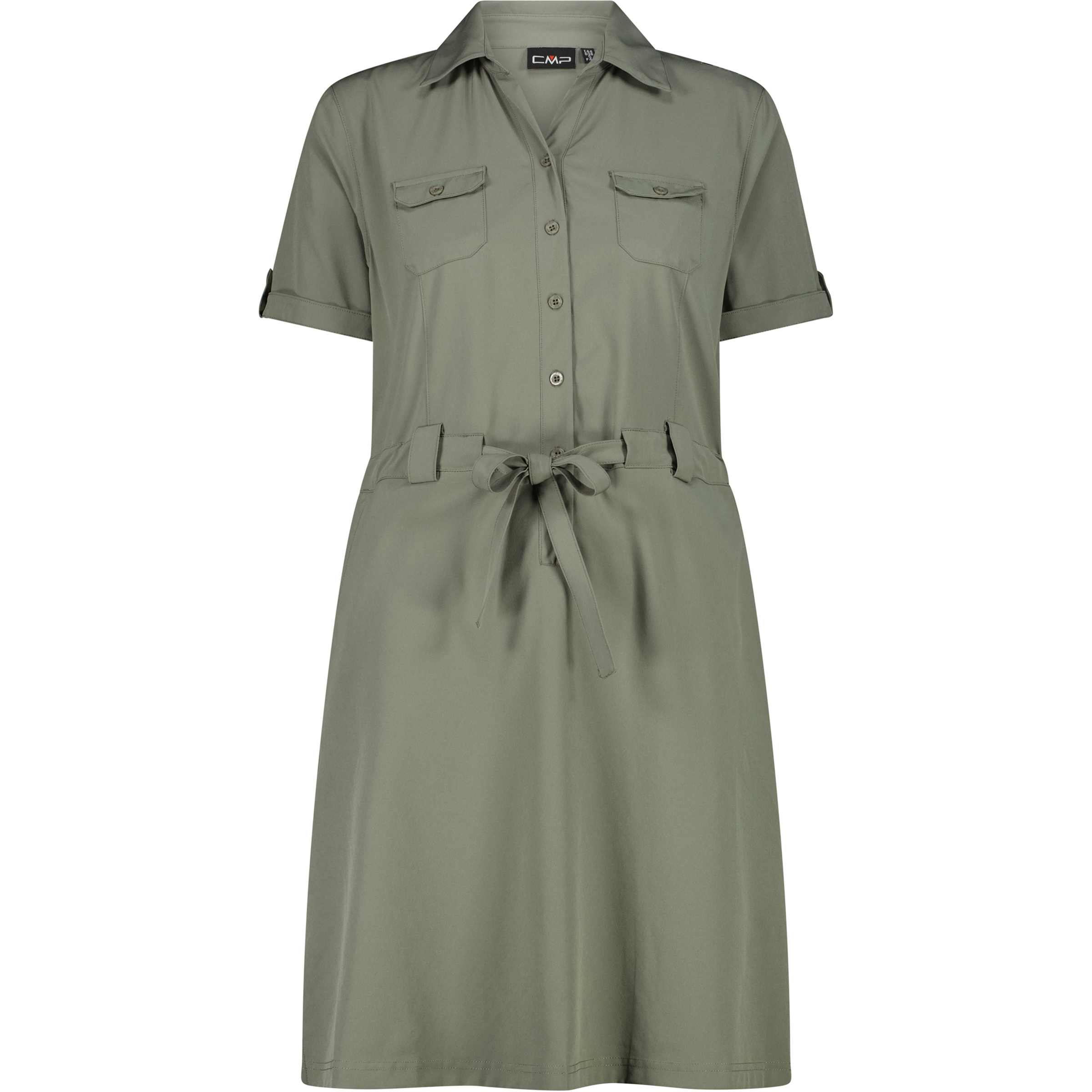 CMP Kleid Damen Kleider oliv Größe XS Lifestyle Schnell trocknend