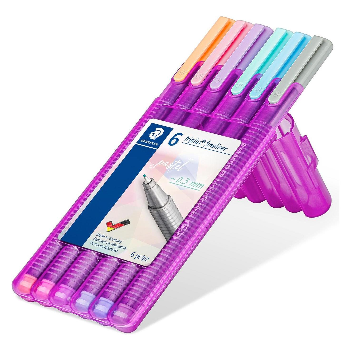 Staedtler Dreikantige Fineliner (6x) (334 SB6 PA)