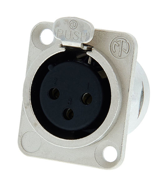 Neutrik NC3 FD-L1 argento