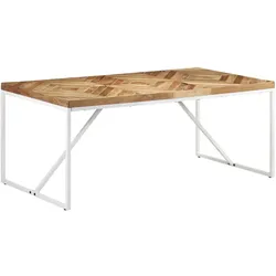 vidaXL Esstisch 180x90x76 cm Akazie und Mango Massivholz