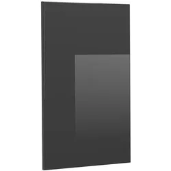 Vicco, Regal, Küchenfront R-Line, Anthrazit Hochglanz, 39.6 x 59 cm Möbelfront für den Hängeschrank