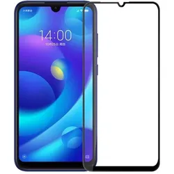 Screenguard Xiaomi Mi Play Full Screen Panzerglas Schutzfolie 2.5D 9H (Xiaomi Mi Play), Smartphone Schutzfolie, Schwarz