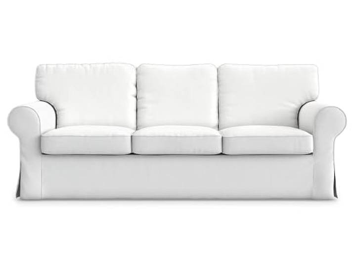 MASTERS OF COVERS Housse de canapé 3 Place pour IKEA Ektorp\, Blanc Froid Housse de canapé Ektorp Protege canape en Polyester\, Ektorp 3er Couvre canapé\, 218x88x88cm