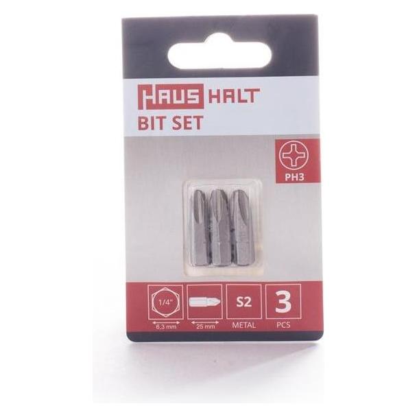 Haushalt SCREWDRIVER BIT PH3X25MM 3PCS (36517333)