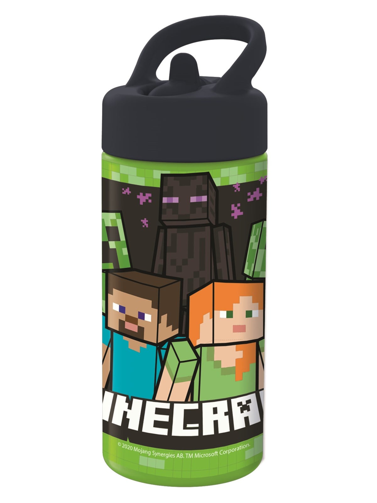 Minecraft sipper water bottle 410ml
