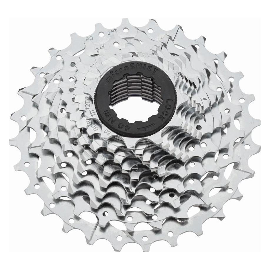 Micro Shift microSHIFT | H10 Kassette | 10 Gänge | 11-25t | verchromt (10-fach, 11-25) (MSH-CS-H100-11-25)