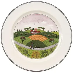 SPEISETELLER JÄGER Design Naif bunt ø 27 cm