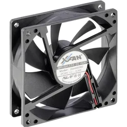 X-Fan X Fan lüfter RDH8025B 24 V/DC (80 mm, 1x), PC Lüfter, Schwarz