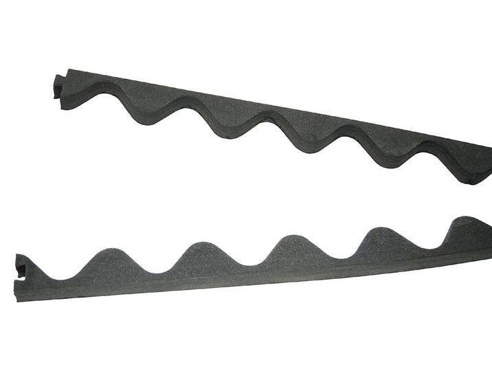 Gutta Wellzahnleiste Braun 100 × 2 cm