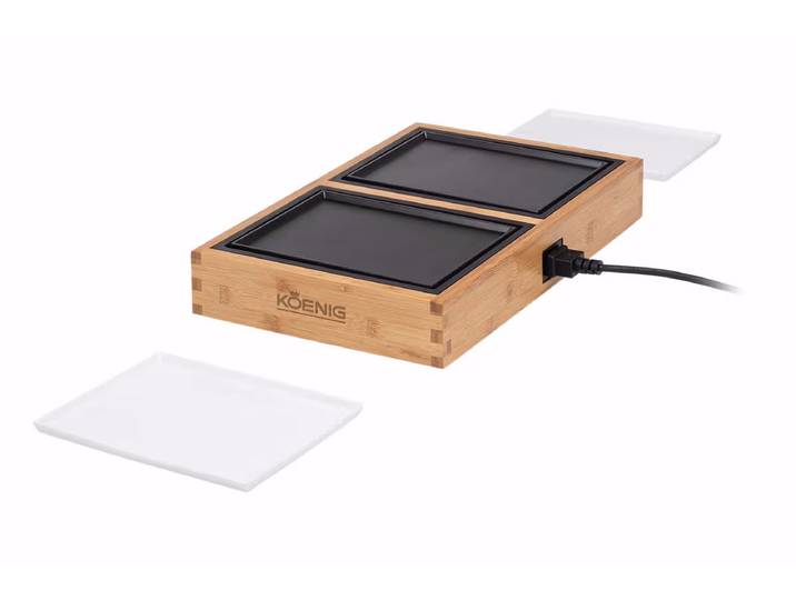 Koenig Flexibler Tischgrill – schwarz