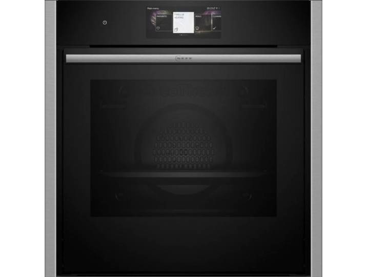 NEFF Pyrolyse Backofen B64CT73N0 , Energieeffizienz: A+, grau (silberfarben), B:59,6cm H:59,5cm T:54,8cm, Backöfen, Versenkte Slide & Hide Ofentür & starkem Pyrolyse-Duo, Pyrolyse Backofen