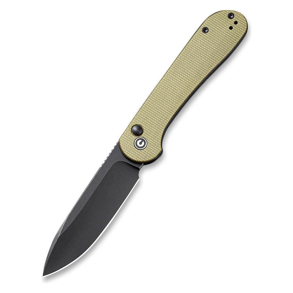 Civivi Messer Button Lock Elementum Olive Micarta (C2103B)