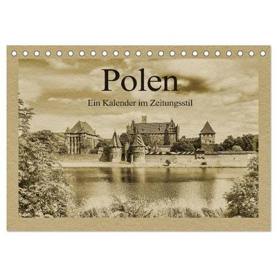 Polen – Ein Kalender im Zeitungsstil (Tischkalender 2027 DIN A5 quer), CALVENDO Monatskalender