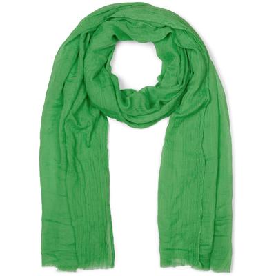 Schal STYLEBREAKER "Leichter Schal Einfarbig", Damen, grün, Obermaterial: 50% Viskose CV. 50% Baumwolle CO., Modisch, Modetücher Schal