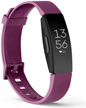 Inspired Finds Premium Silicone Band For Fitbit Inspire 2 & Inspire HR Soft, Breathable, And Adjustable Replacement Wristband purple size S