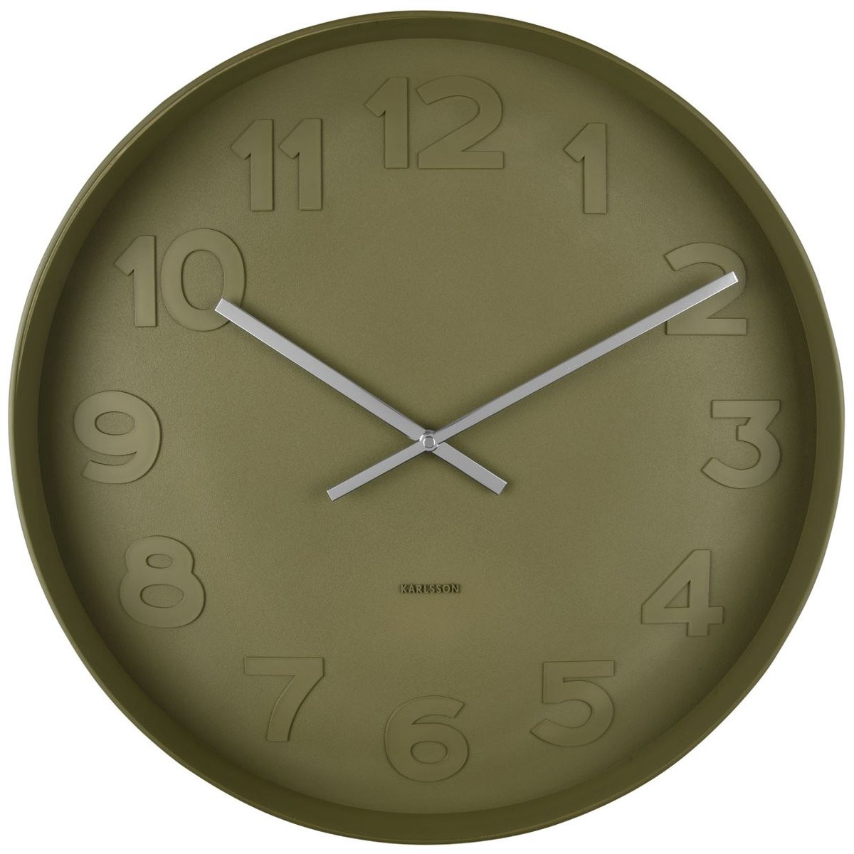 Karlsson Wandklok Mr. Green - Groen - Ø51cm