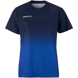 CRAFT Evolve 2.0 Structured Graphic Trainingsshirt Damen 390346 - navy/club cobolt S