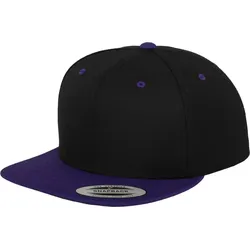 FLEXFIT Unisex 6-Panel Snapback Kappe Flache Cap 6089M black Kids
