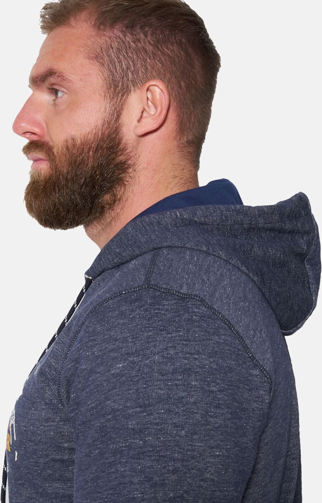 Kapuzensweatshirt JAN VANDERSTORM "Sweatshirt ABAR", Herren, Gr. 5XL, blau (dunkelblau melange), Sweatshirts