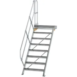 Munk Treppe mit Plattform 45° Stufenbreite 800 mm - 600448