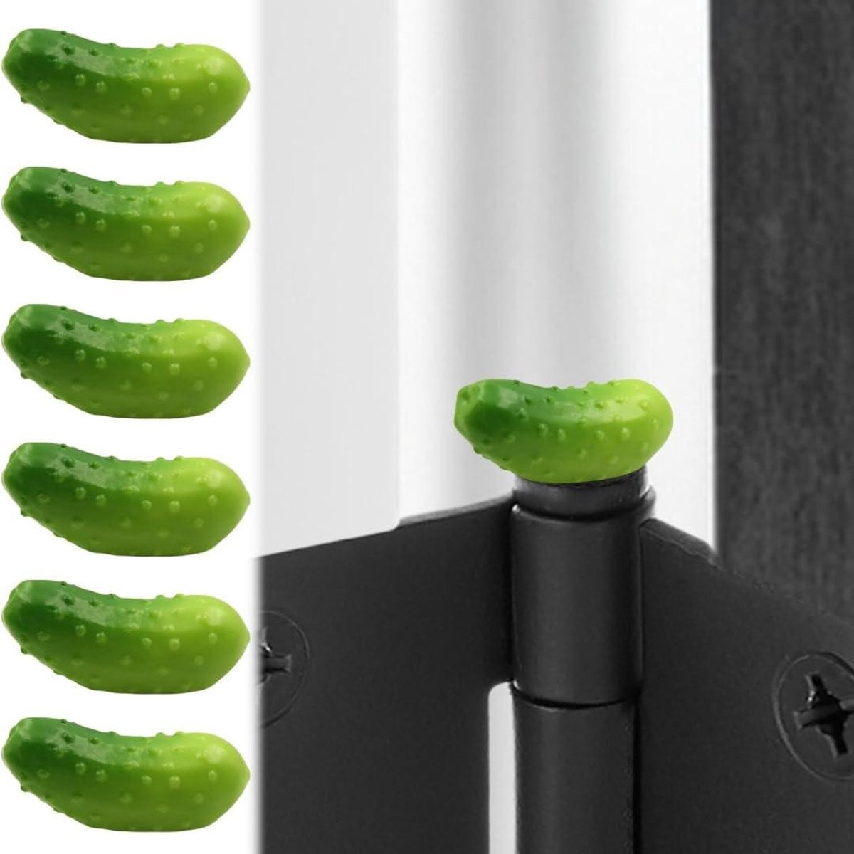 Set van 6 Magnetische Deur Pin Toppers voor Decoratie - Groen