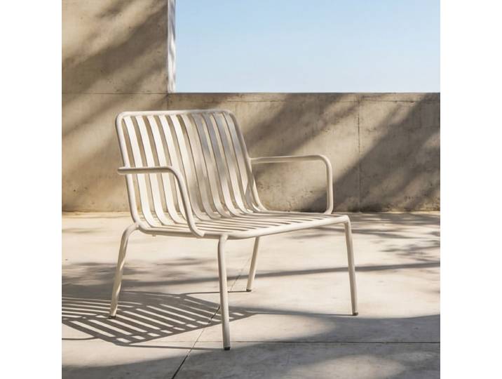 Gartenstühle aus Metall cream Gaby - Beige - Metal