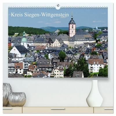 Kreis Siegen-Wittgenstein (hochwertiger Premium Wandkalender 2026 DIN A2 quer), Kunstdruck in Hochglanz