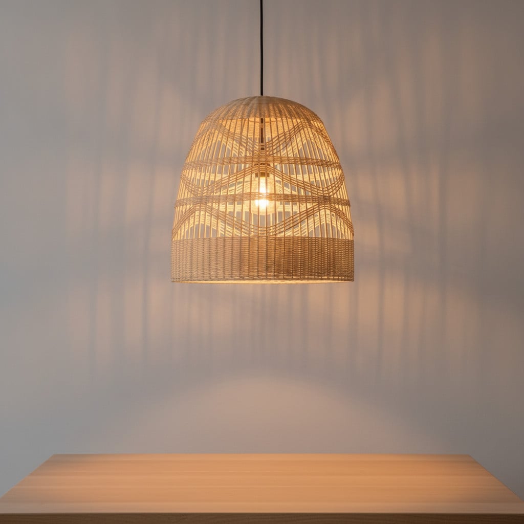 Lyora Rotan Hanglamp Marlo Beige - Ø 46 cm