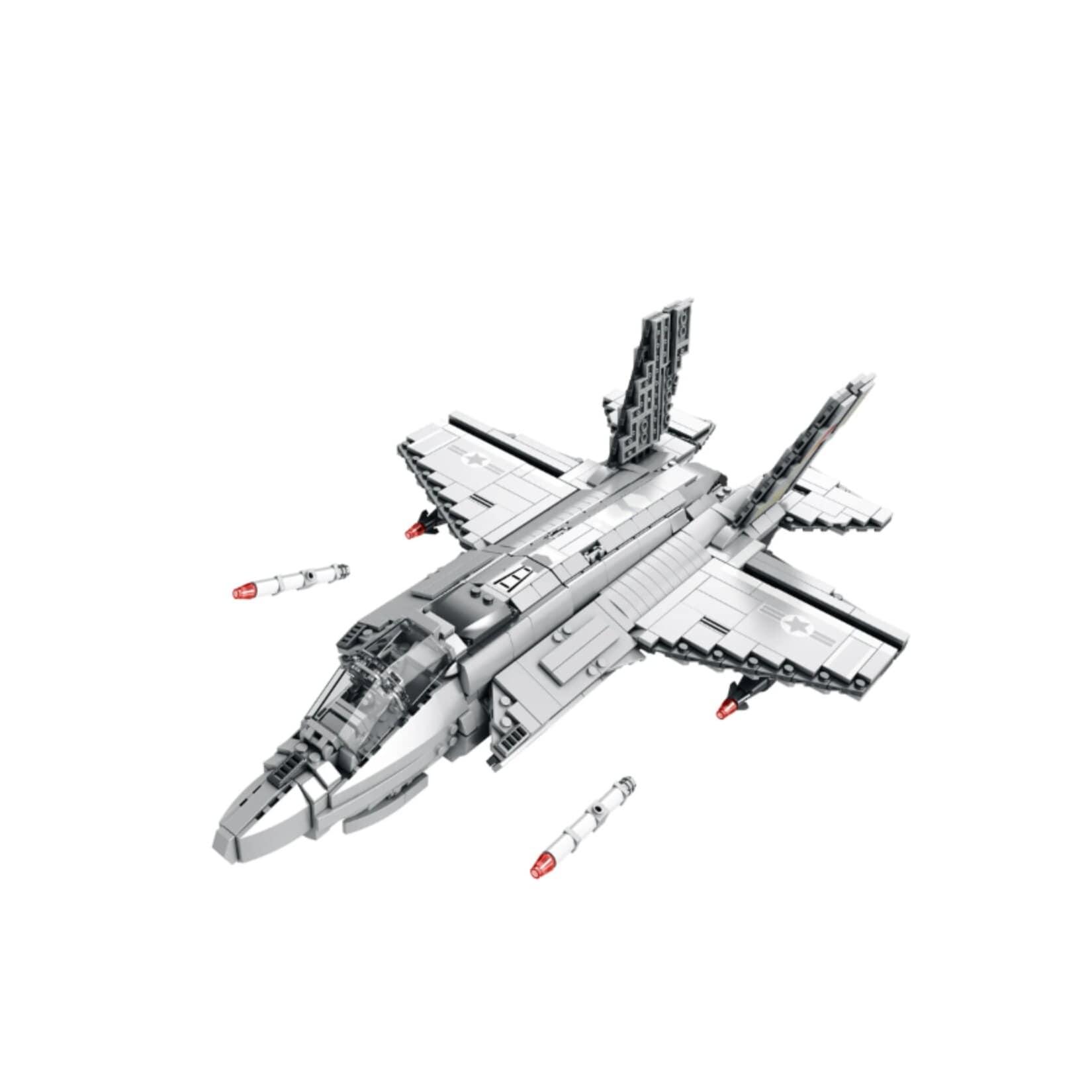Reobrix 33021 Kampfjet Klemmbaustein Flugzeug 1600 Teile ab 14