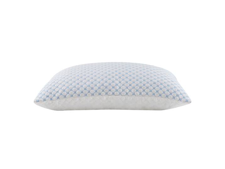 Orthopädisches Kopfkissen kühlend 71 x 51 cm weiss/blau