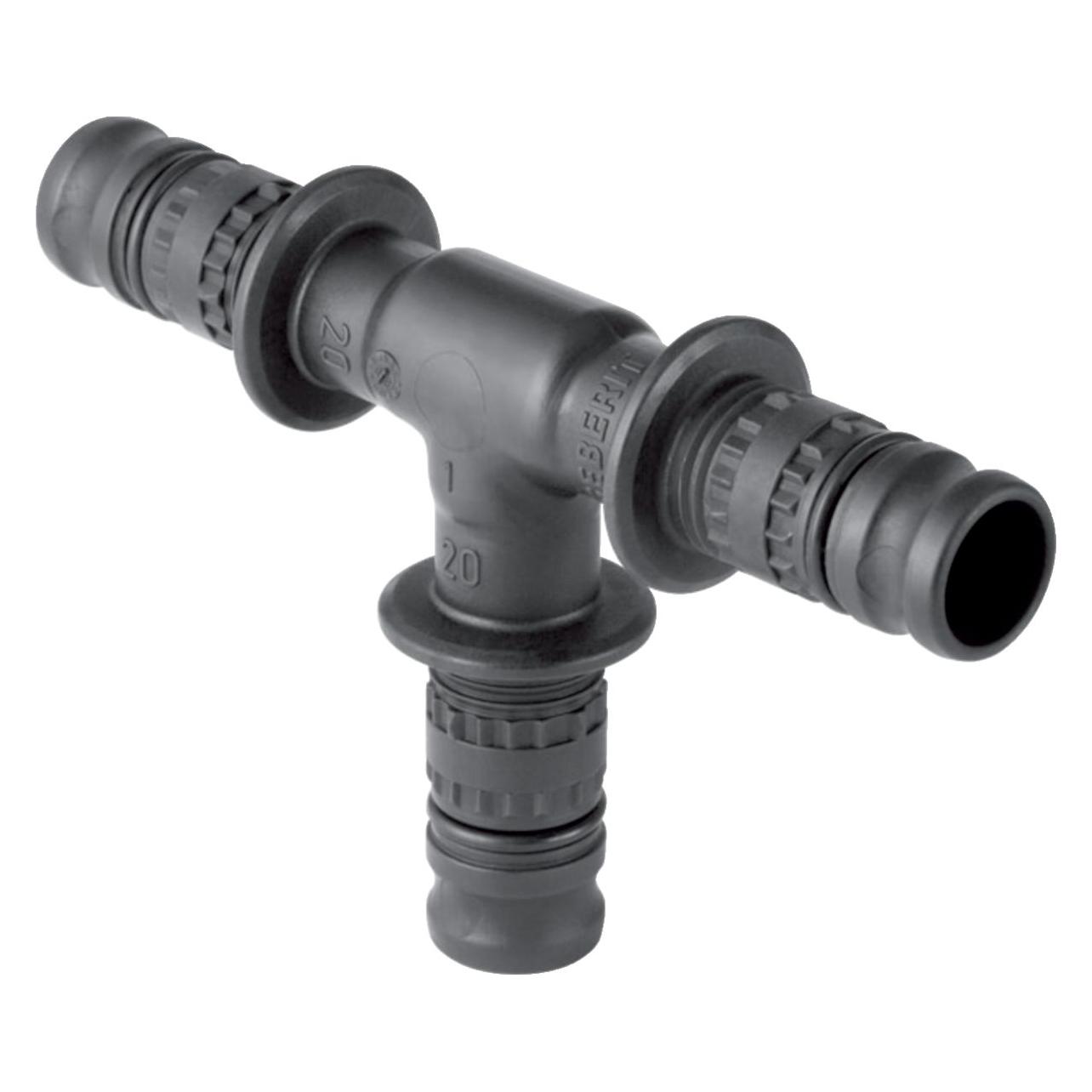 Geberit Mepla Pressfitting T-Stck 90 Kunststoff 63 mm 627.310.00.5 (T-Verbindung) (627.310.00.5)