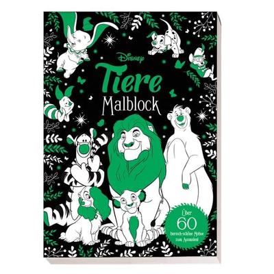 Disney Tiere: Malblock: über 60 tierisch-schöne Motive zum Ausmalen!, Taschenbuch von Panini, Panini, 978-3-8332-4382-0