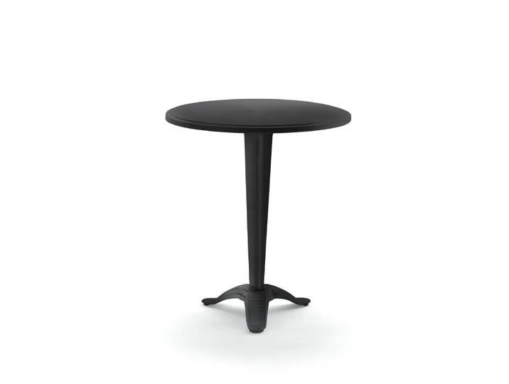 Byarums bruk Calais Café-Tisch Schwarz, schwarzes Gestell, kleiner Fuß