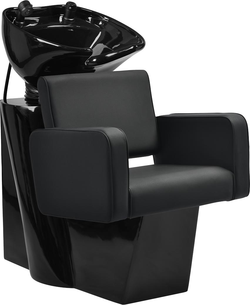 Friseur-Waschbox Siena - schwarz