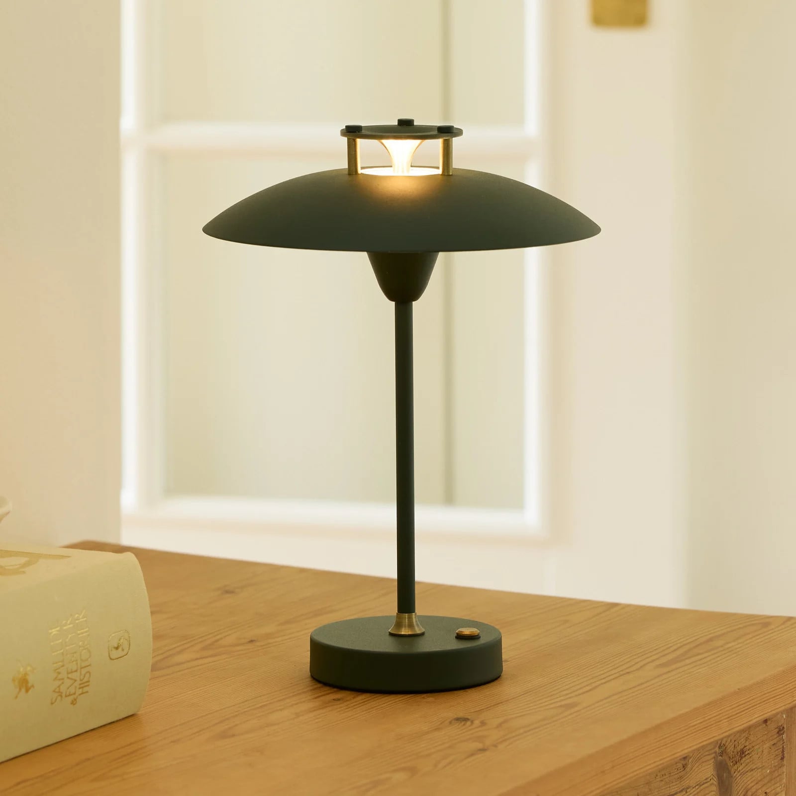 Halo Design MINI STEPP 1-2-3 LED accu-tafellamp, groen, IP44
