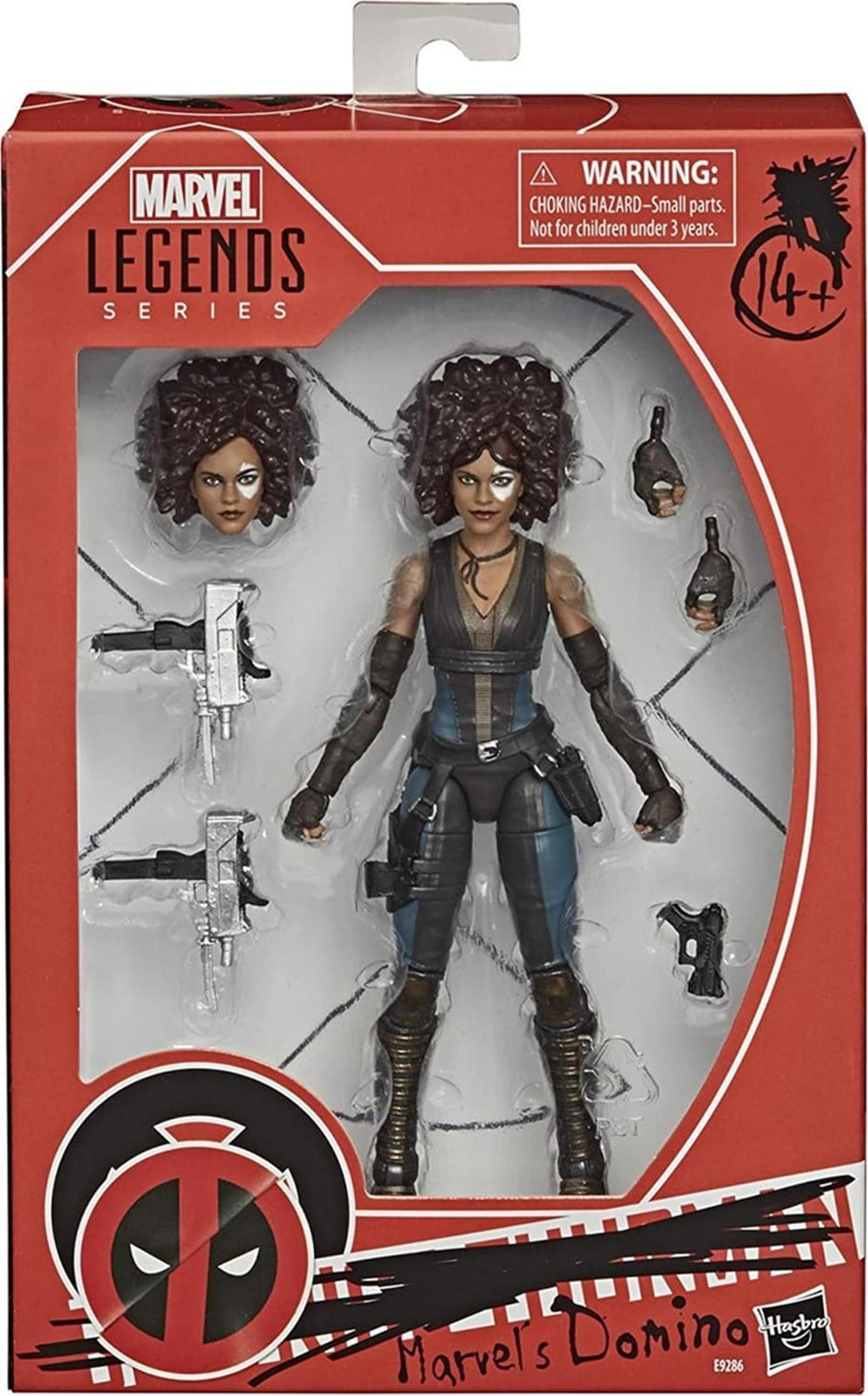 Hasbro Marvel X-Men Domino speelfiguur, 78 gram