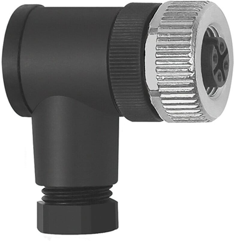 Riegler Anschlussstecker Winkelform, 4-polig, ohne Kabel (EDS-SW)