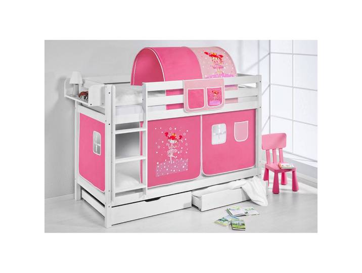 home24 Stapelbed Toverfee 90 x 190 cm wit