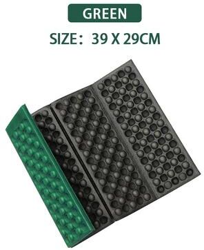 Friendly Fresh Finds Portable Waterproof Foam Seat Pad For Hiking, Camping & Stadium Bleachers green