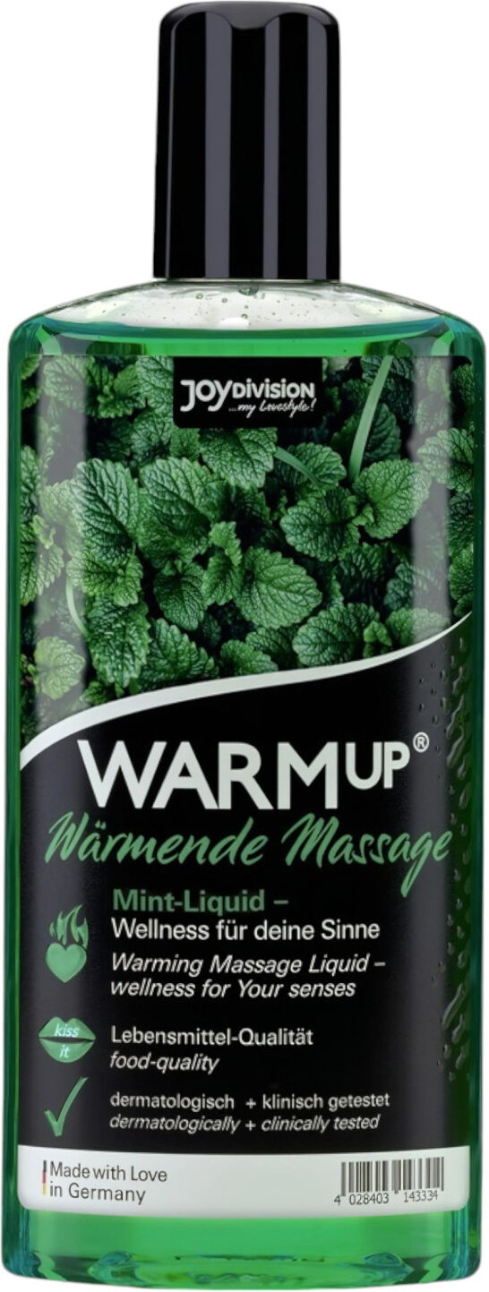 JoyDivision WARMup - Mint Warming Massage Oil (150ml)