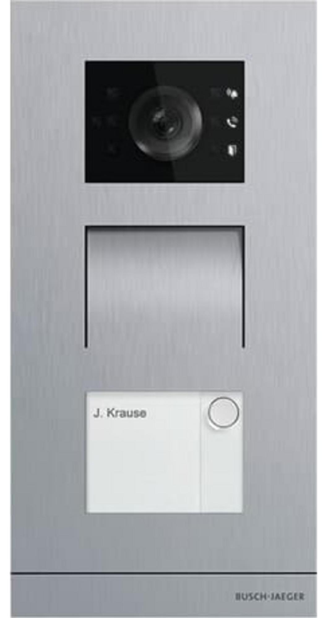 Busch-Jaeger A21381P1-S-03, Silber, Edelstahl, Tasten, Senkrecht, Outdoor, 135 mm