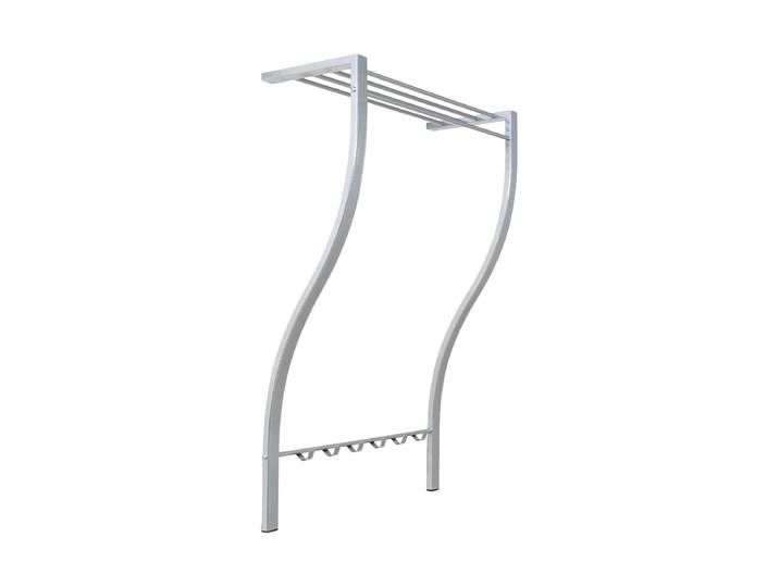 Design Wandgarderobe „Carve“ Nickel Spinder Design
