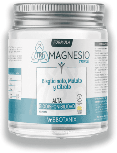 WeBotanix Triple Magnesio Fórmula Polvo 128g