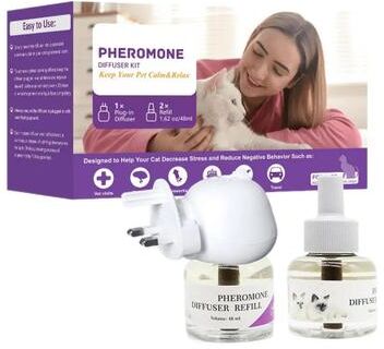 Inspired Living CalmPaws Cat Pheromone Diffuser Plug In For Stress Relief & Anxiety Support uk
