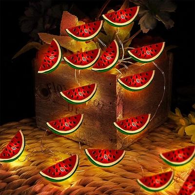 1 pc 2m-20leds wassermelone lichterkette batterie box netzteil indoor festival geburtstag party dekoration