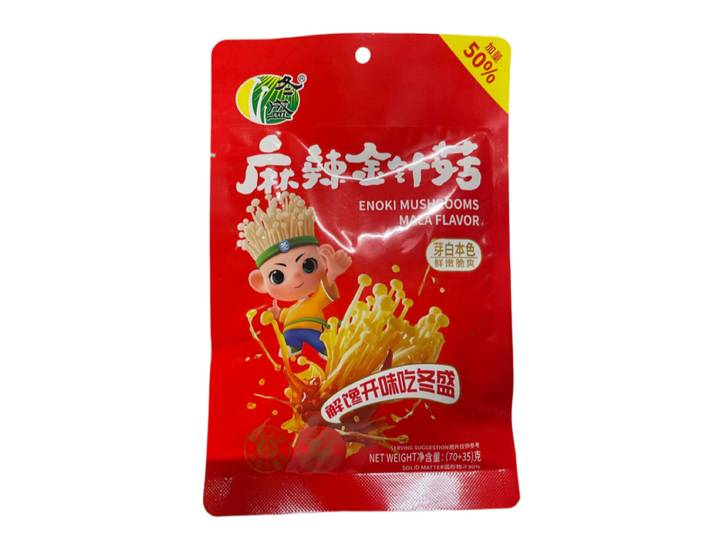 Dongsheng Champignons enoki saveur mala 105 g